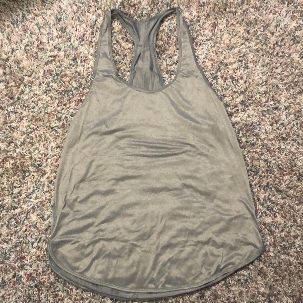 Lululemon gold metallic tank